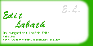 edit labath business card